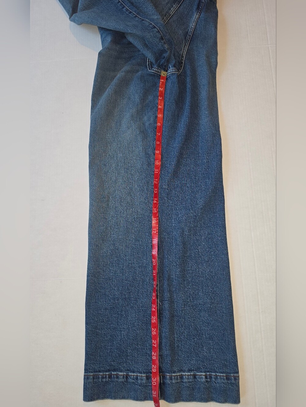a.n.a Women's High-Rise Wide Leg Jeans - Blue Sz 18 - Picture 8 of 8
